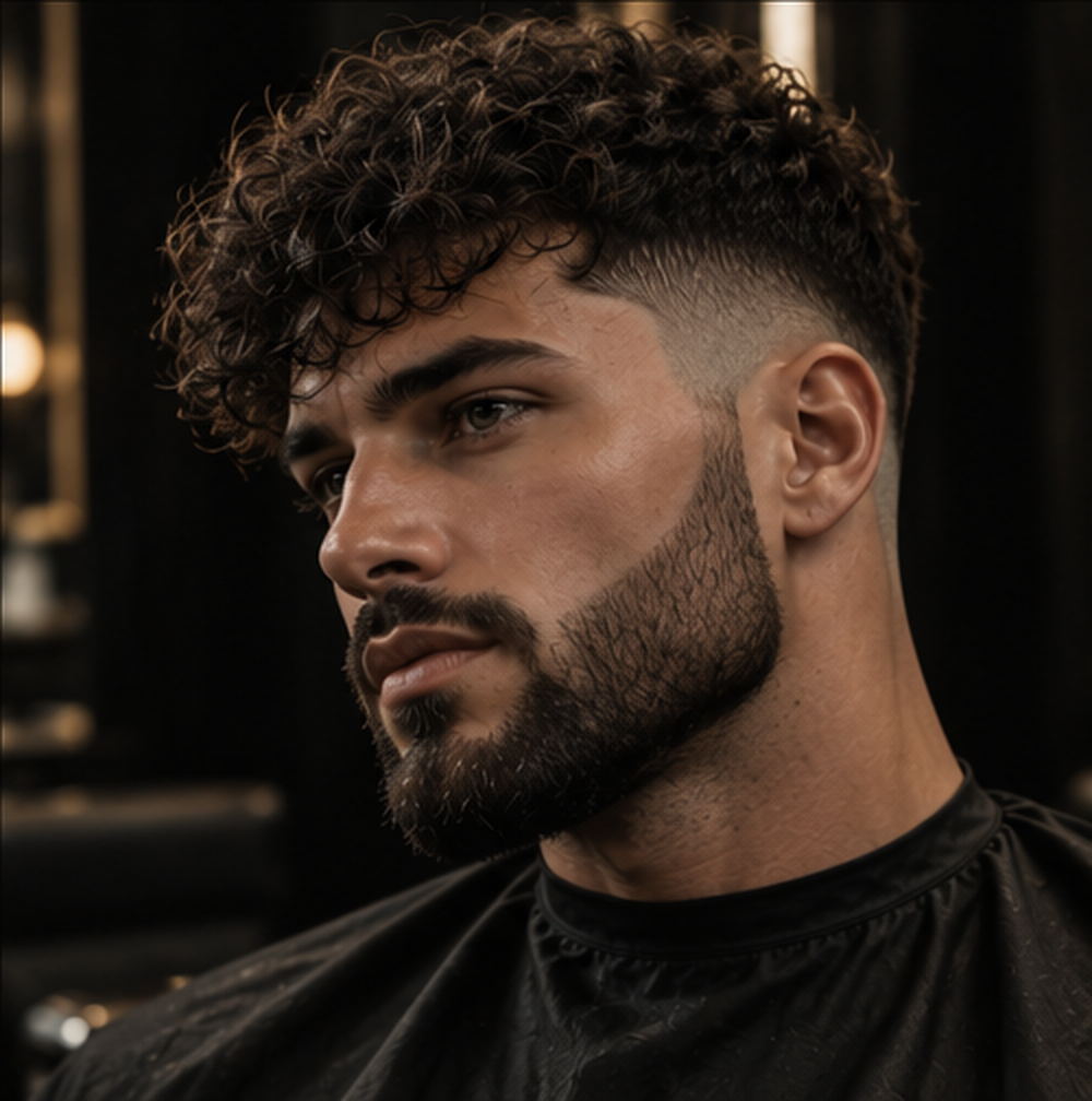 Curly Fade Bart