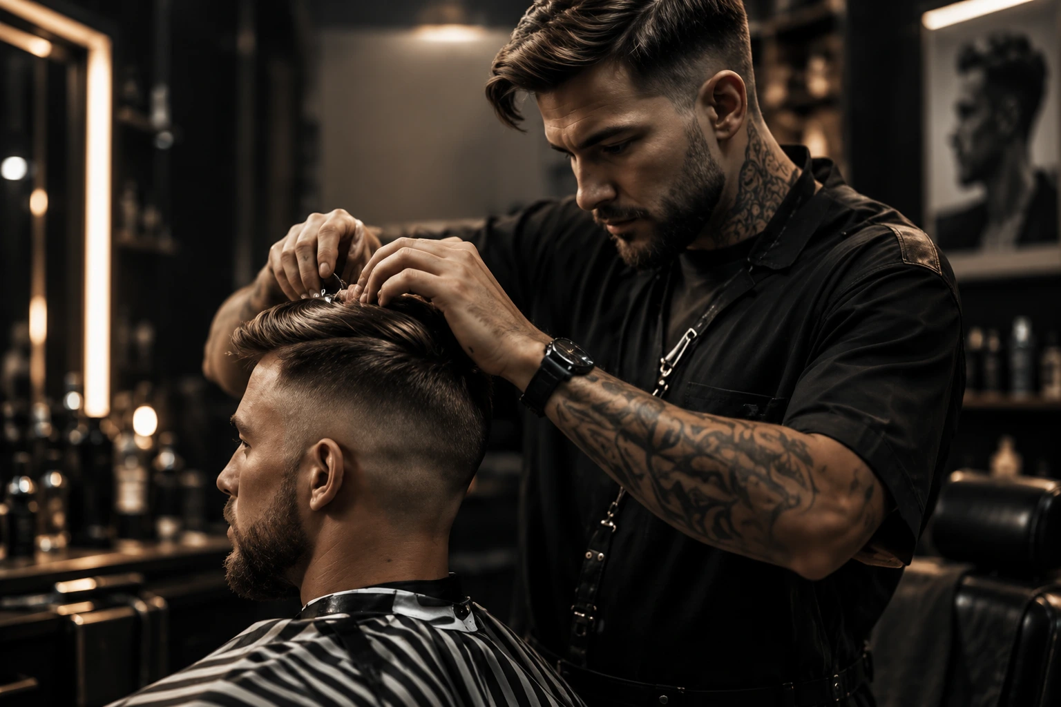 Barber bei der Arbeit — Video-Vorschau