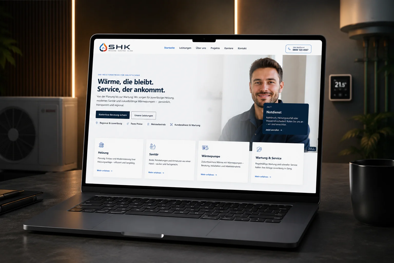 Vorschau WÄRMEWERK Haustechnik — SHK / Haustechnik