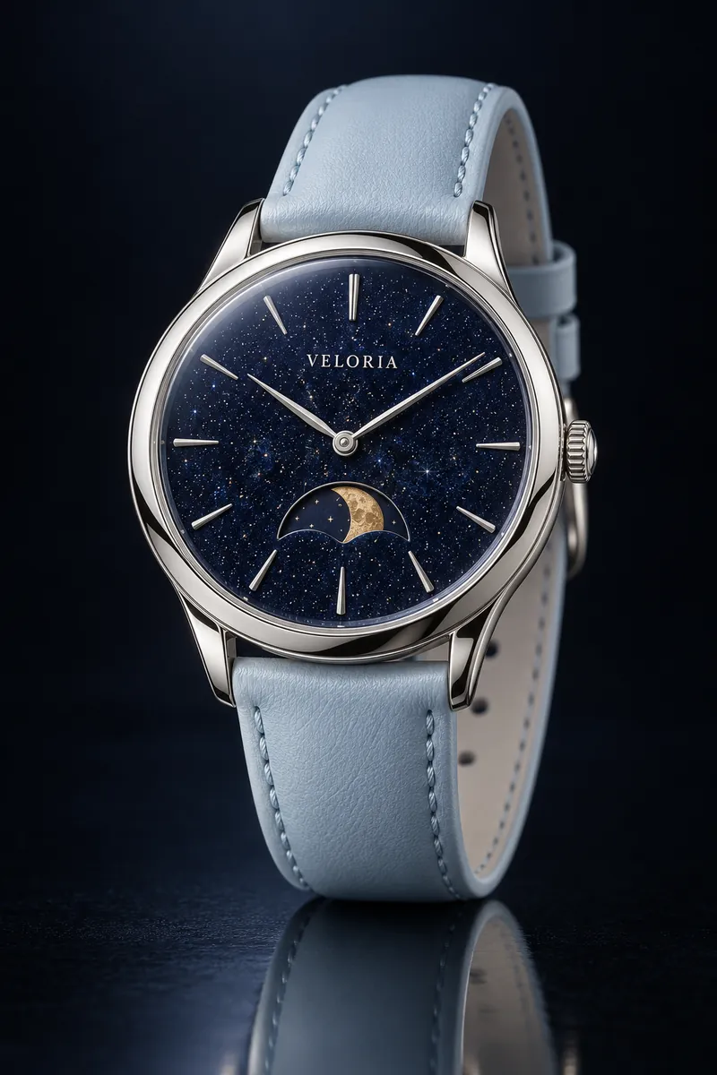 VELORIA Celeste, Mondphase · Aventurin